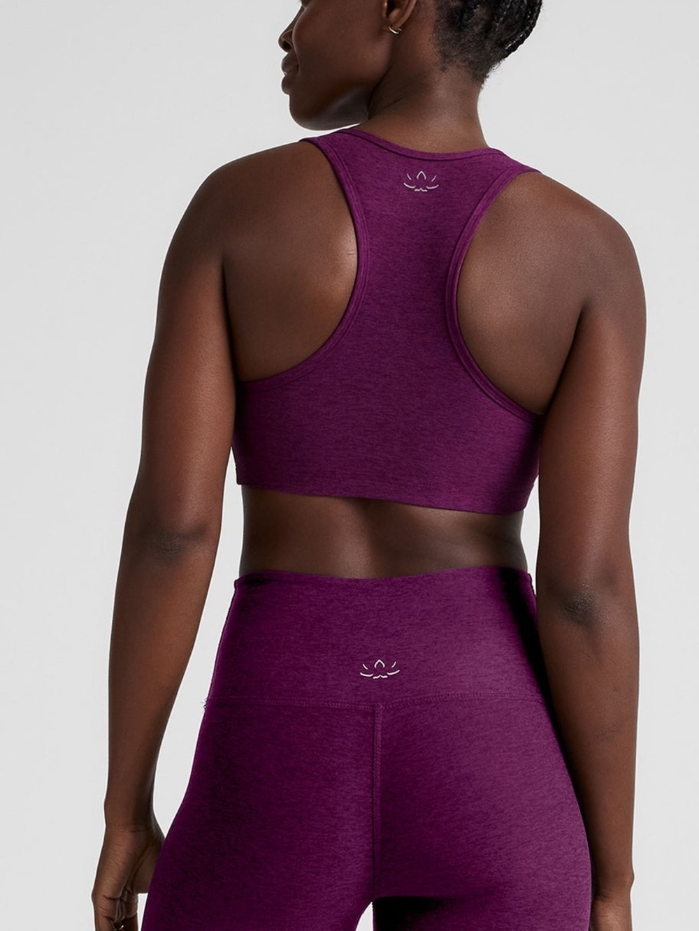 NWT Beyond Yoga Spacedye Caught In The Midi Legging Aubergine Beet Size M - Picture 7 of 13